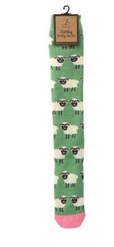 Funky Welly Socks - Country Sheep
