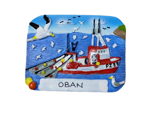 Fishing Trawler Magnet - Oban