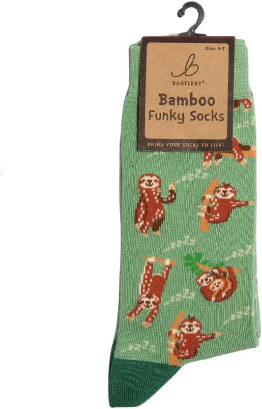 Funky Bamboo Socks - Sleepy Sloths