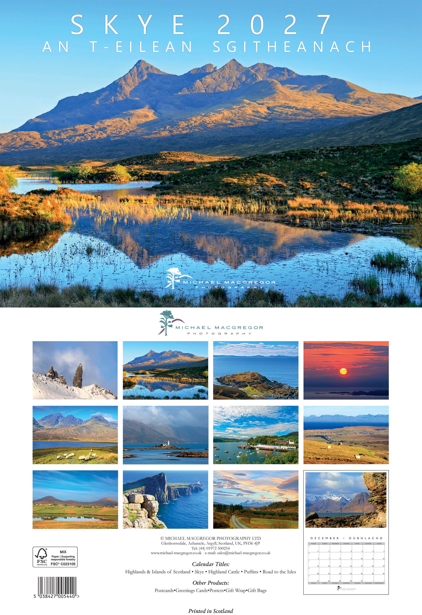 Michael Macgregor Skye 2027 Calendar