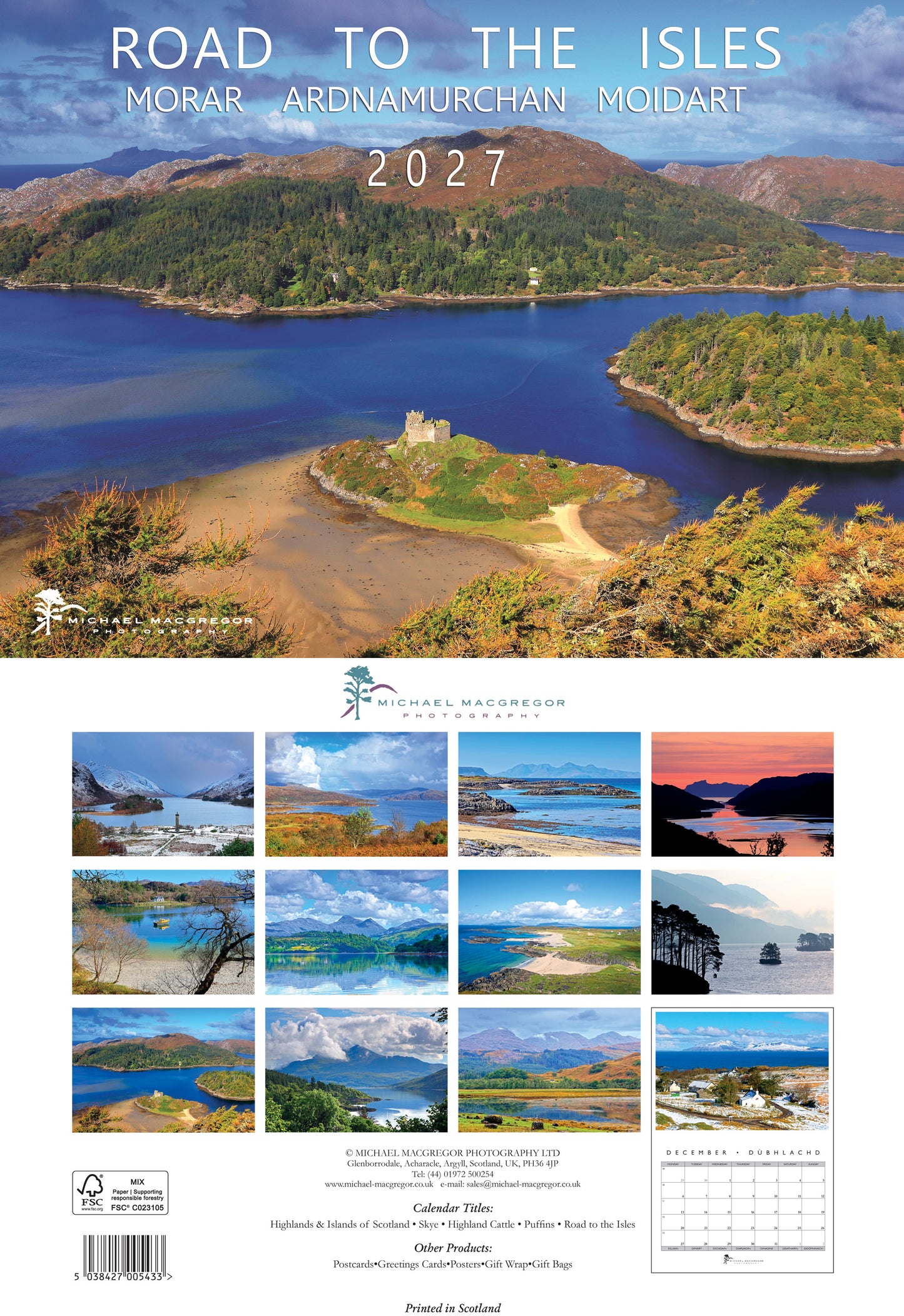 Michael Macgregor Road to the Isles 2027 Calendar