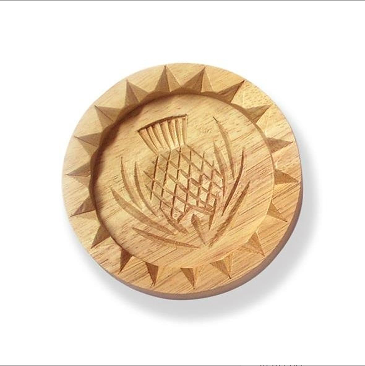 Thistle Design Shortbread Mould Large