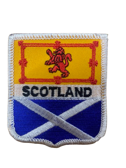 Scotland Saltire/Lion Rampant Embroidered Patch