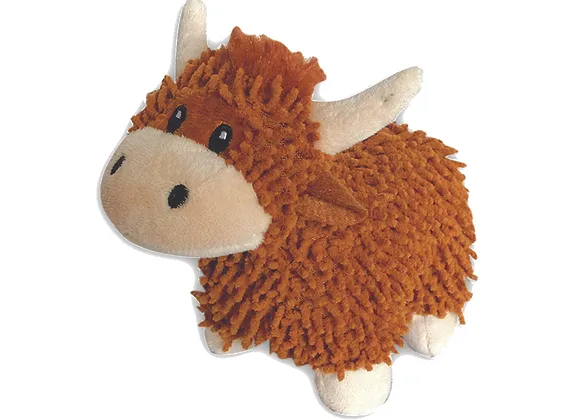 Scottish gift - Highland Cow Cuddly Chenille Soft Toy - Uk gift