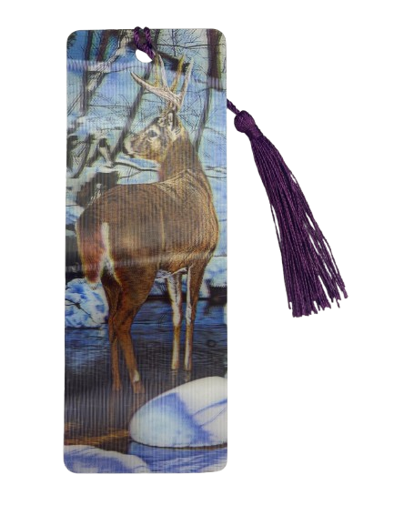 Stag Lenticular Bookmark Ruler
