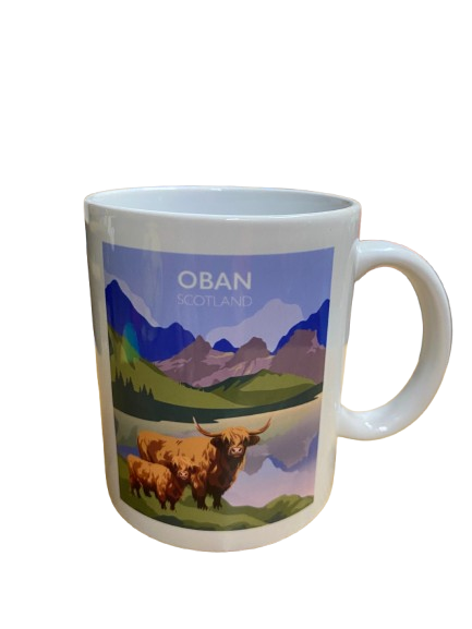 Highland Cow Oban Ceramic Mug