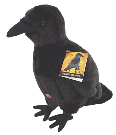 Faithful Friends Plush Raven, with sound