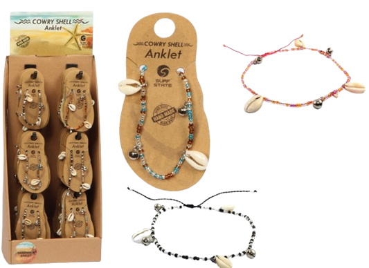Deluxe Cowrie Shell Anklet (1 SUPPLIED)