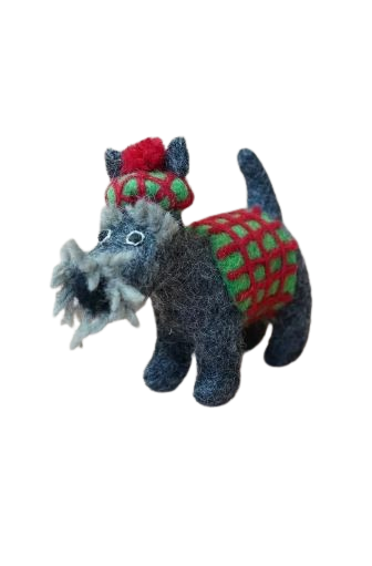 Scottie Dog In A Sweater Decoration