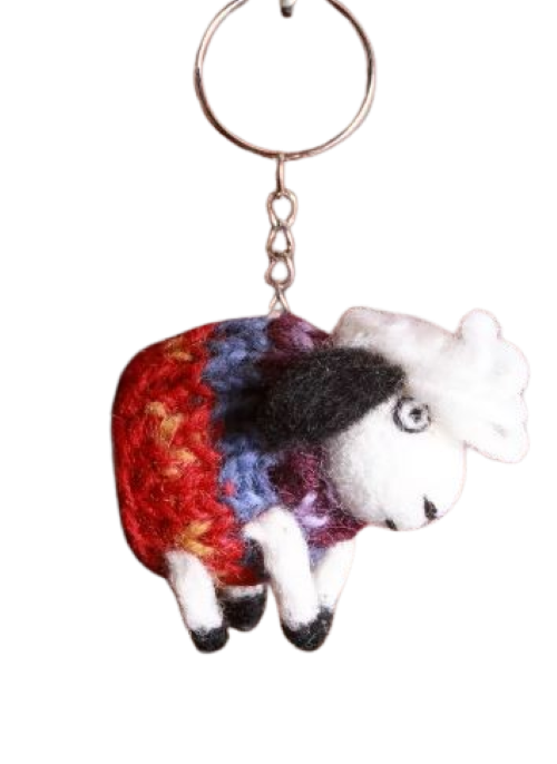 Tank Top Tim Sheep Keyring