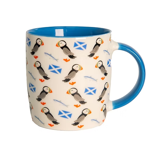 Ceramic Puffin Mug
