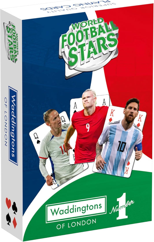 Waddingtons Number 1 World Football Stars Playing Cards