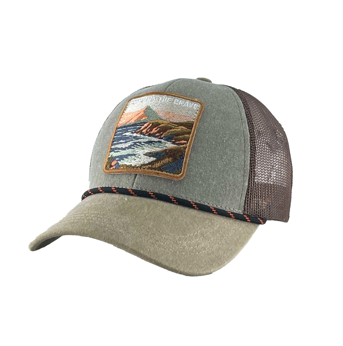 Big Country Scotland Big Patch Trucker Cap - Stone