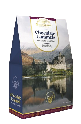 Buchanan's Chocolate Caramels in Kilchurn Castle Gift Box