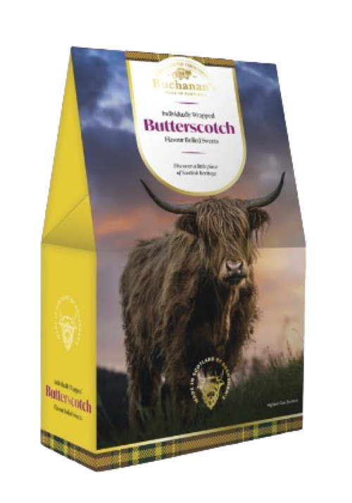 Buchanan's Butterscotch in Highland Cow Gift Box