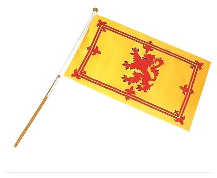 Lion Rampant Handwaving Flag - 6 x 9"