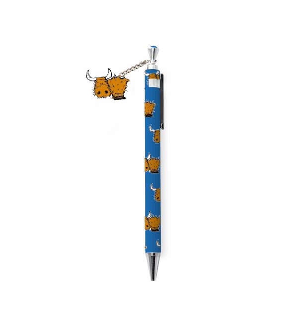 Highland Cow Charm Pen