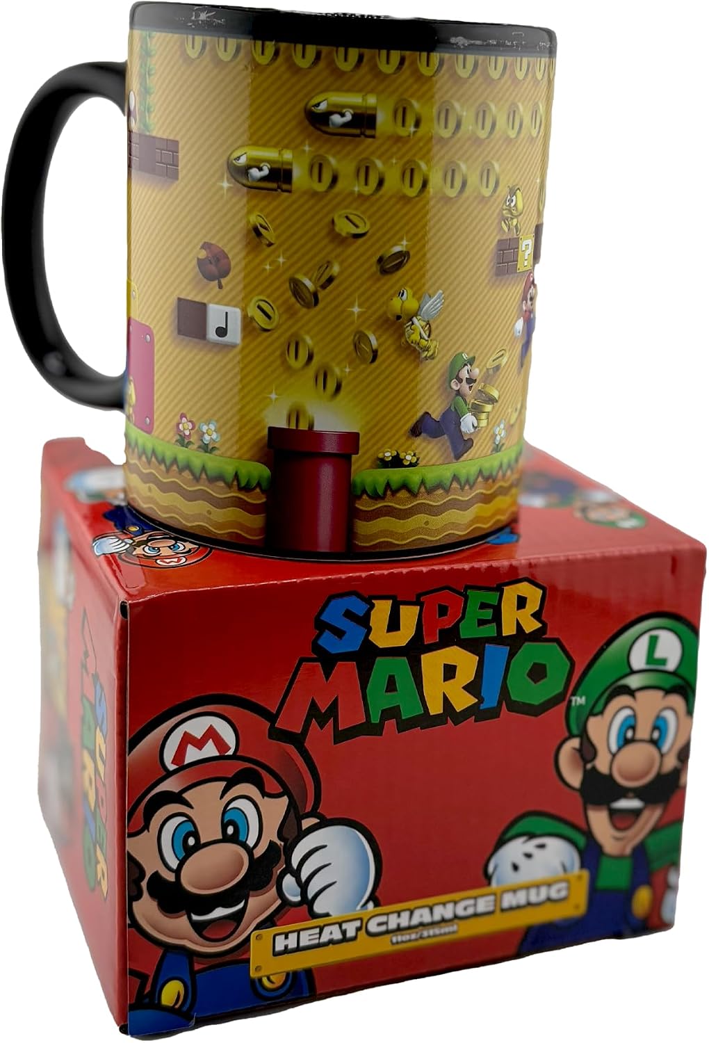 Super Mario Hot (Gold Coin Rush) Heat Change Mug