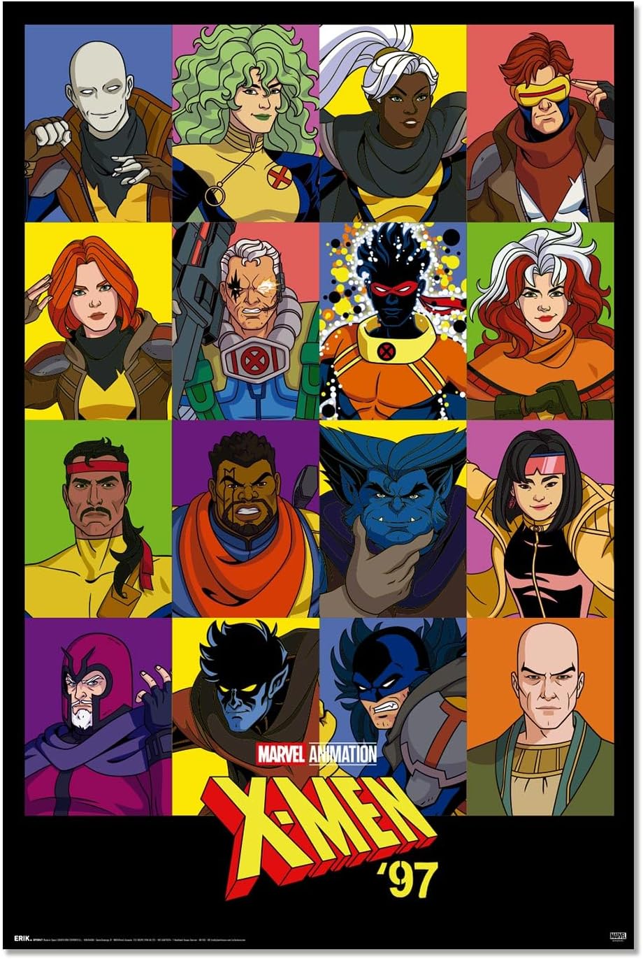Marvel X-Men 97 Season 2 Poster - 36 x 24 in / 91.5 x 61 cm