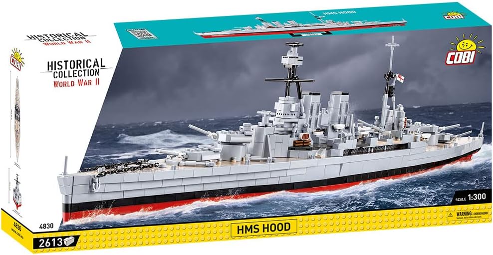 HMS Hood Brick Model Kit - 2,613pcs