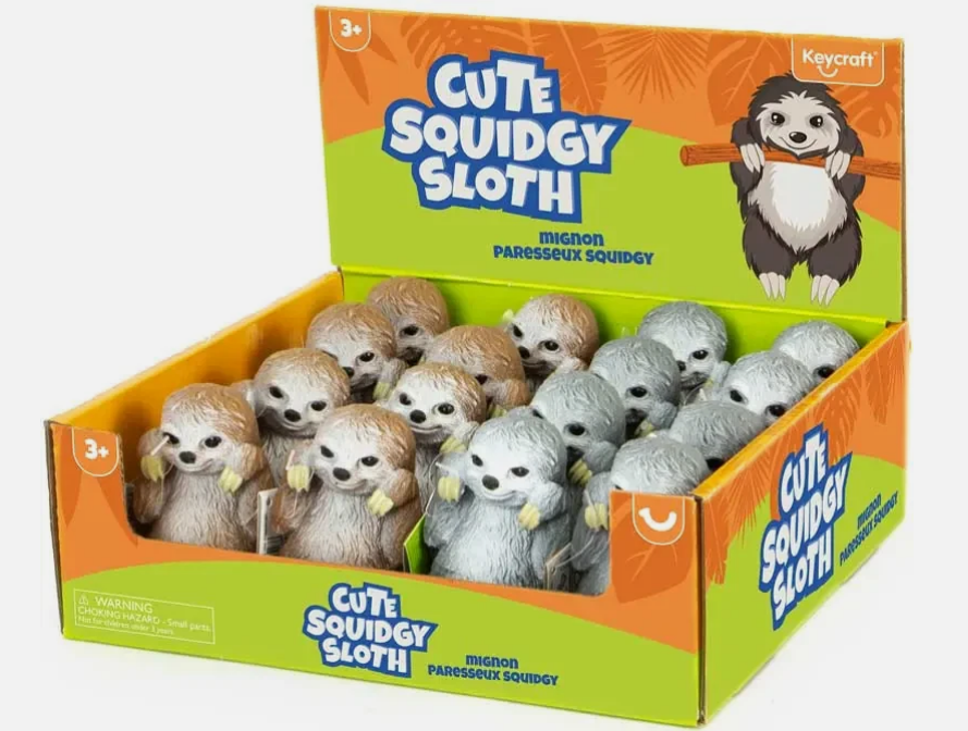 Cute Squidgy Sloth (1 SUPPLIED)