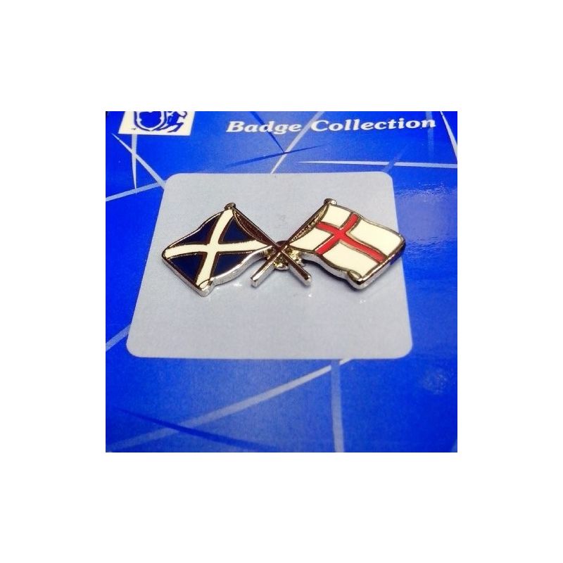 Scottish Gift Friendship Badges saltire England Twin Flag uk Gift
