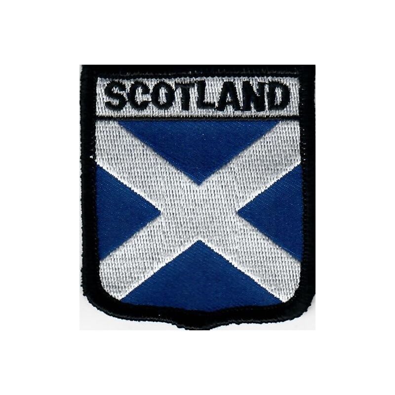 Scottish Saltire Flag Embroidered Patch