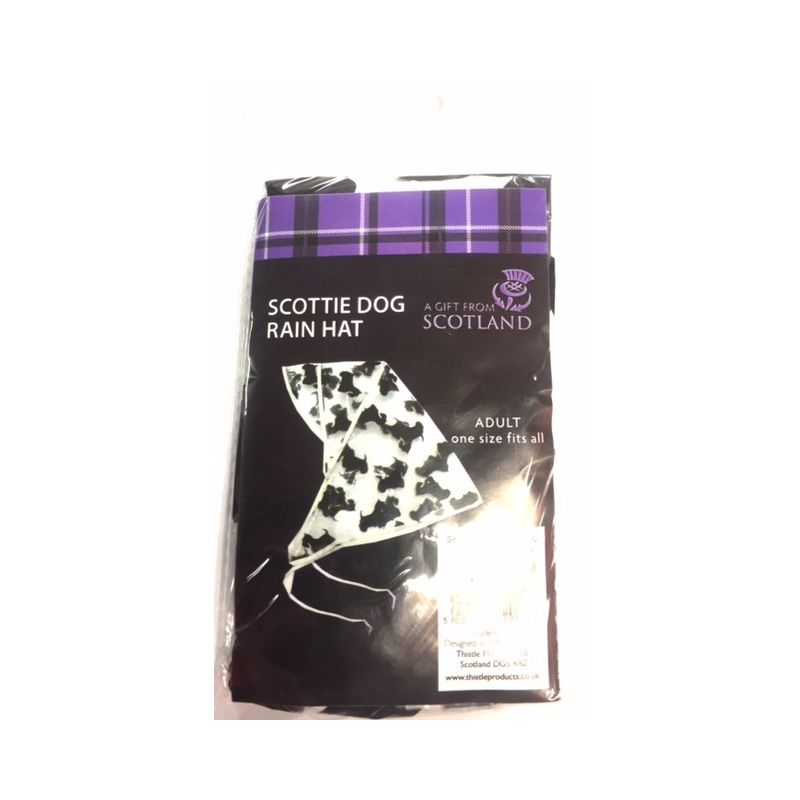 Scottie Dog Rain Hat