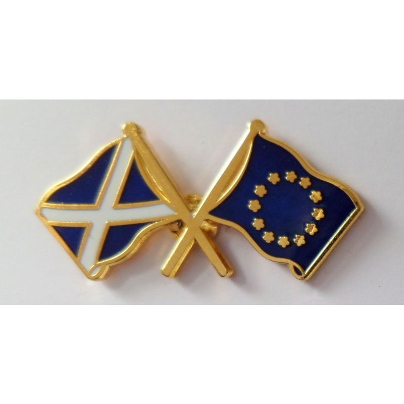 Scotland & EU Friendship Pin Badge