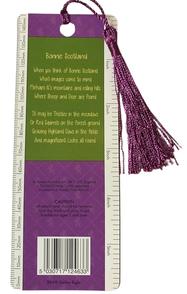 Stag Lenticular Bookmark Ruler