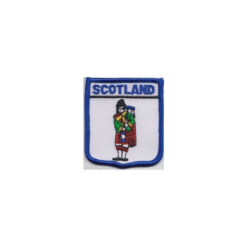 Scotland Piper Embroidered Patch