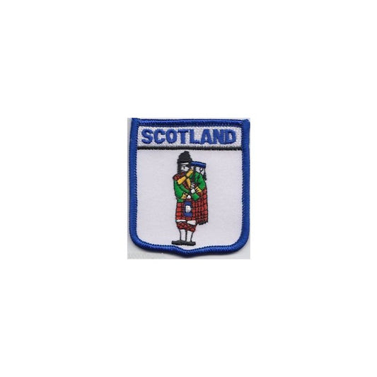 Scotland Piper Embroidered Patch