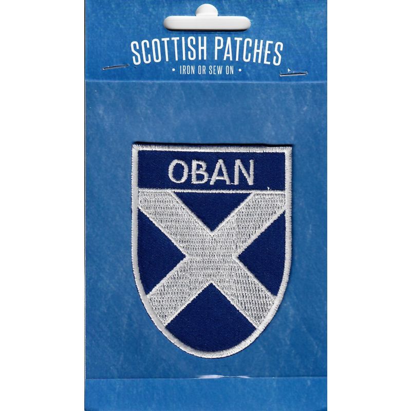 Oban Embroidered Saltire Patch