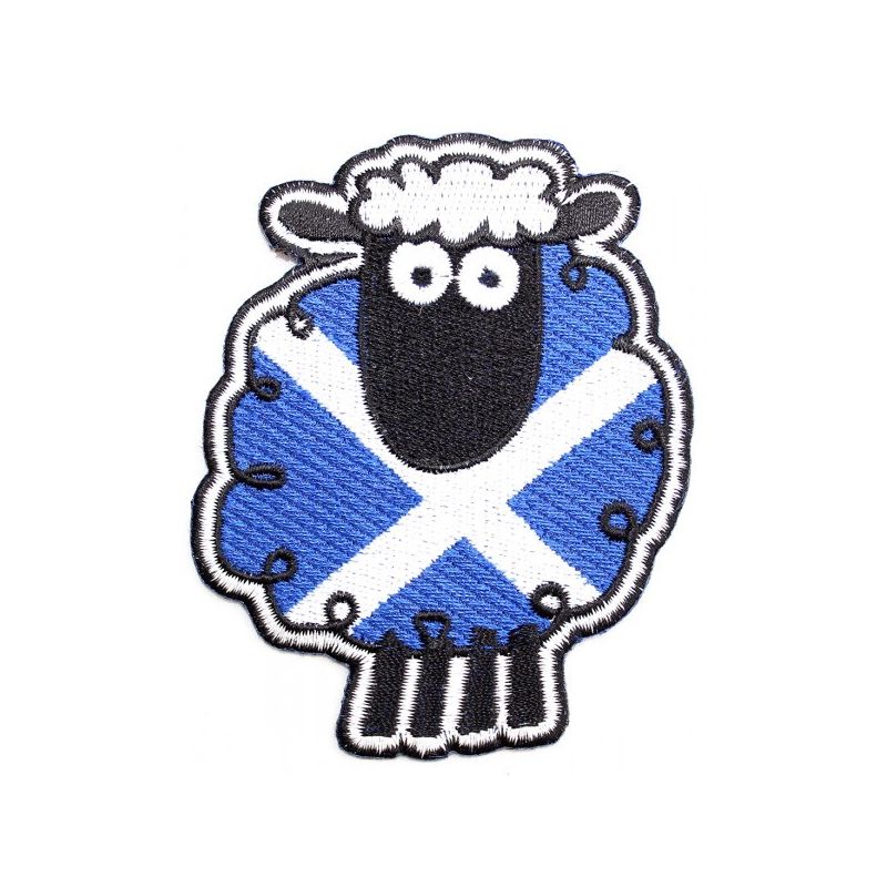 Highland Sheep Patch iron on or sew on