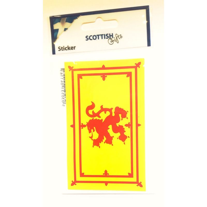 Medium Lion Rampant Car Sticker