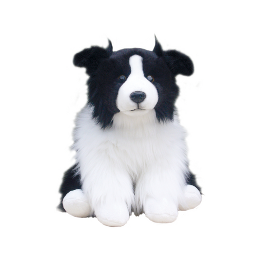 Robbie The Border Collie Dog sheepdog Cuddly Soft Plush Toy 16"