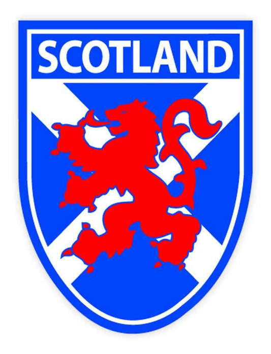 Saltire/Lion Rampant Sticker