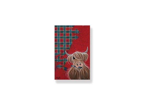 McMoos Tartan Paint Tea Towel