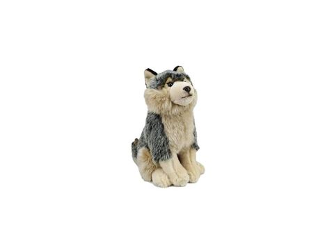 GREY WOLF SOFT AND CUDDLY TOY