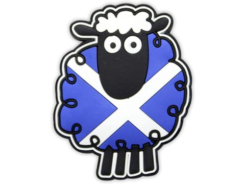 Scottish PU Fridge Magnet (Saltire Sheep)