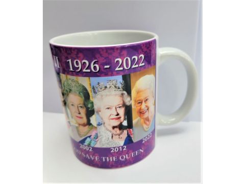 Queen Elizabeth II Through The Years Mug