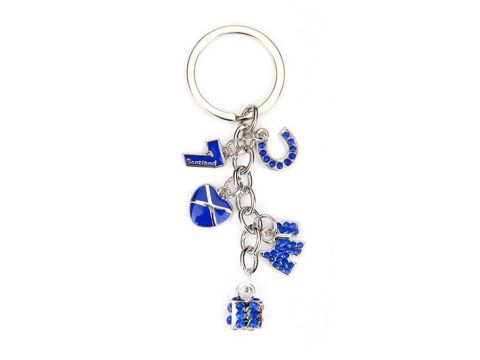 Deluxe Scottish Lucky Charm Key Ring