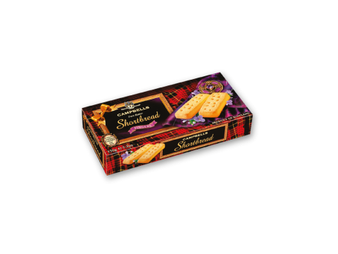 Campbells All Butter Shortbread Fingers - Traditional Shortbread in Carton, Product of Scotland