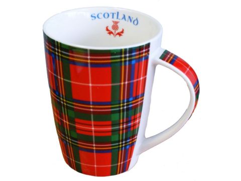 RED TARTAN MUG