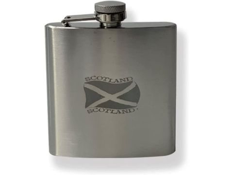 Scottish Saltire 6oz Hip Flask