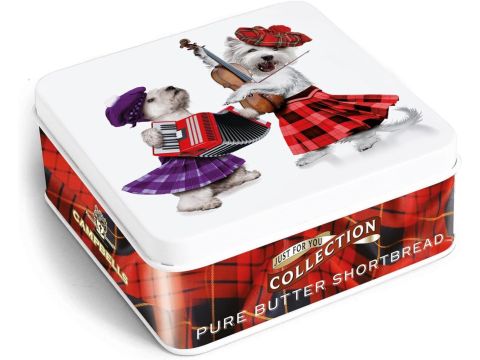 Musical Westies Shortbread in Tin - 90g