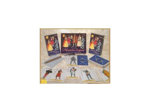 Heritage Playing Cards - Monarchs of England Game (Travel Size)