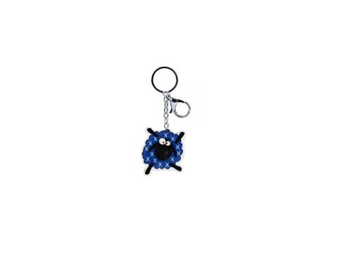 Scottish Multi Saltire Dancing Sheep Acrylic Keyring