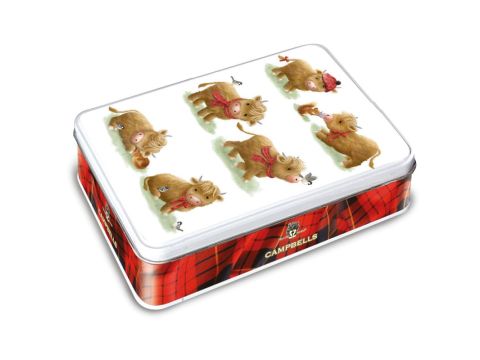 Campbells Shortbread Cute Cow Tin - 150g